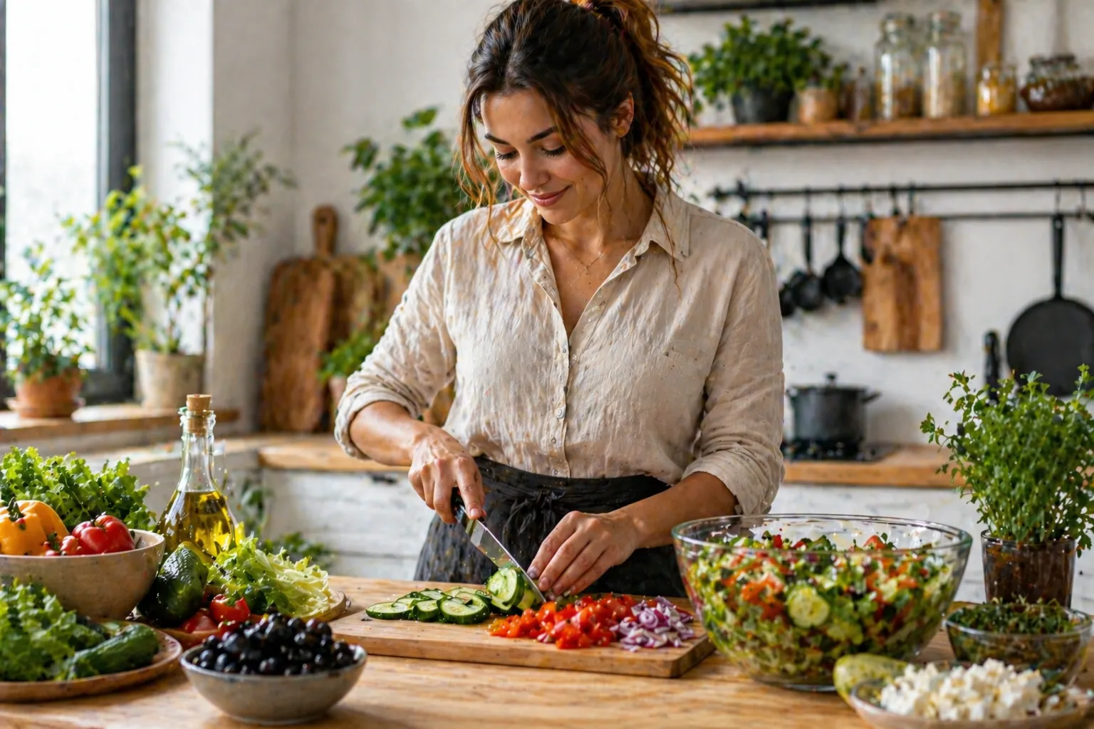 Sıcaklarda Kurtarıcınız Olacak Yaz Salata Tarifleri